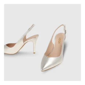 Clearance Zapatos De Salón Plateados Raiane-Go Mujer Zapatos De Salón